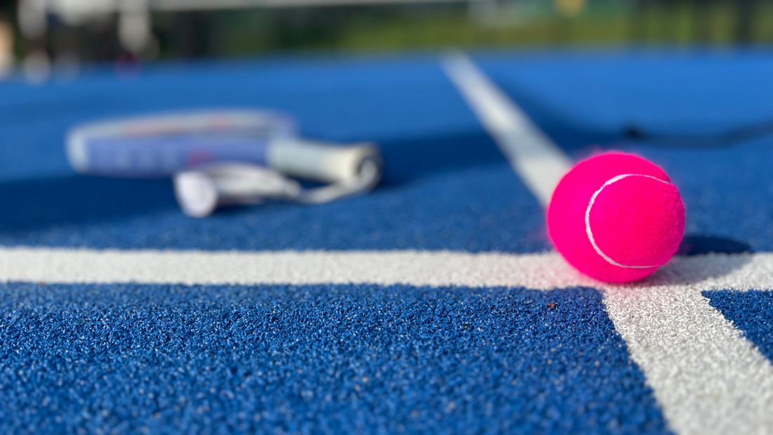 Pink padel balls improve padel for players with visual impairments