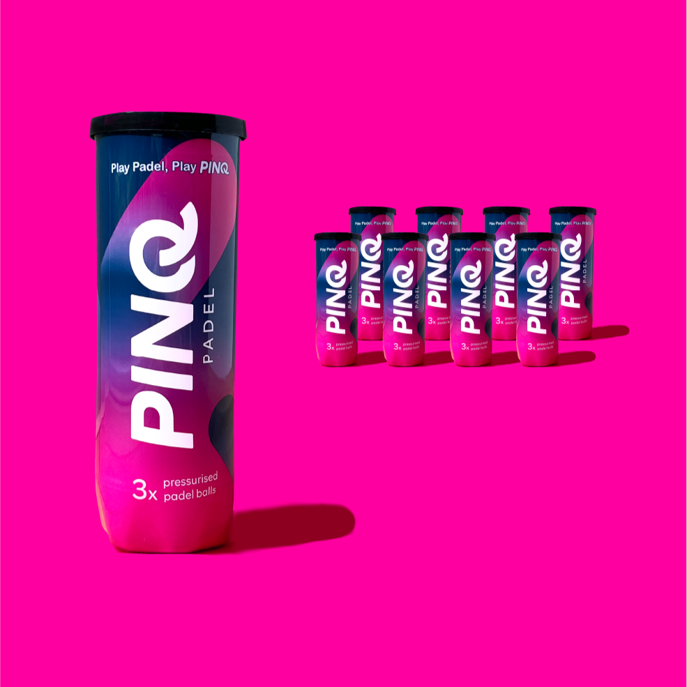 PINQ Roze Padelballen - Nocta Pack (9x3 ballen) 