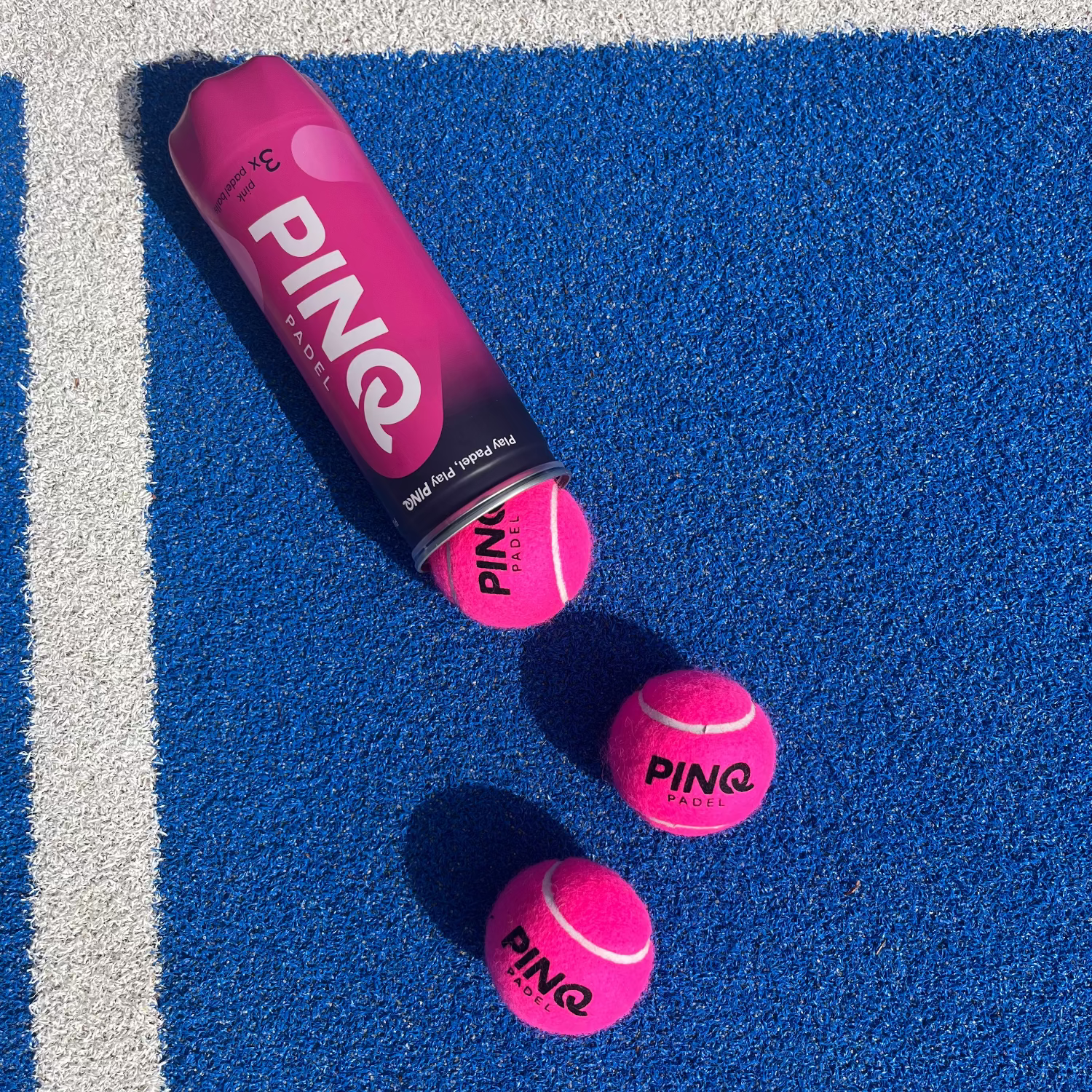 PINQ Padelballen - Roze - Triple Pack (3x3 ballen)