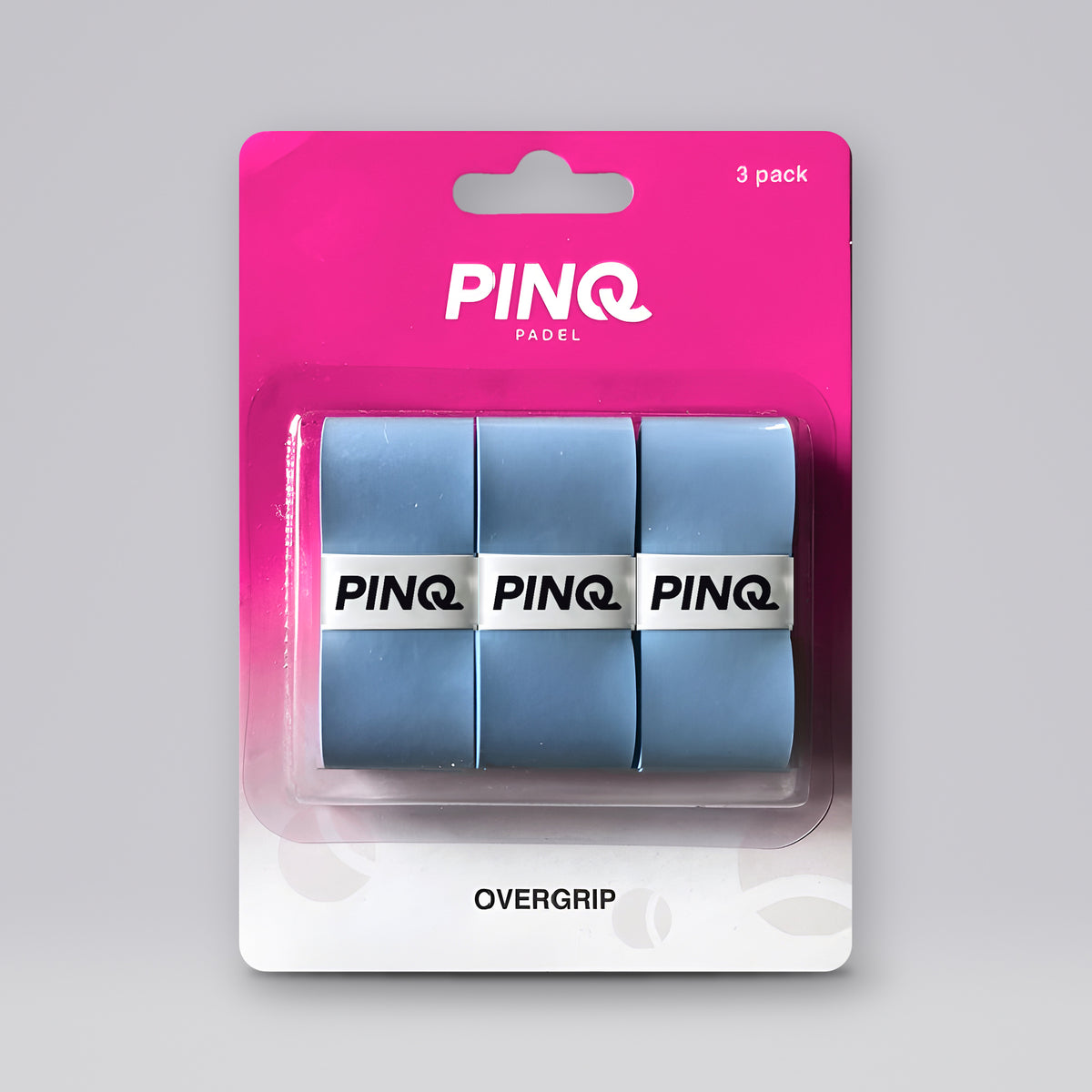 PINQ Padel Overgrips - Baby Blue (3-Pack)
