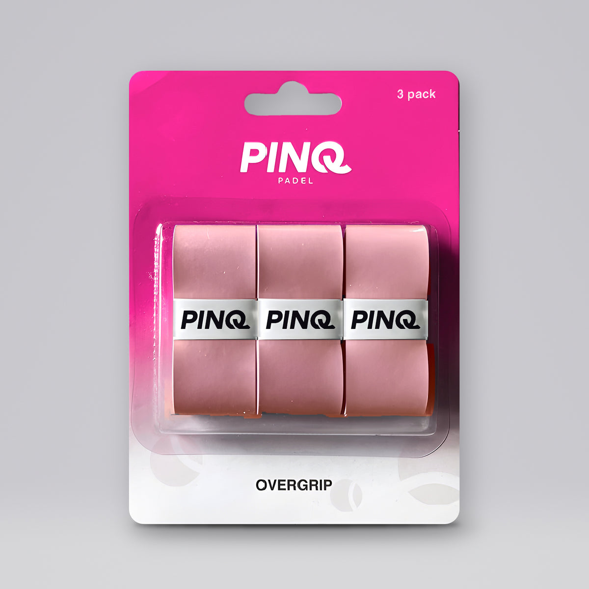 PINQ Padel Overgrips - Lichtroze (3-Pack)