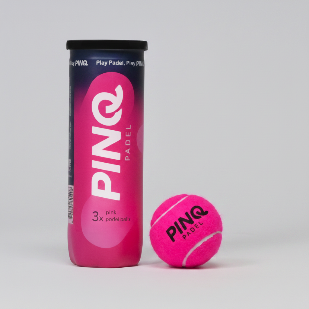 PINQ Padelballen - Roze - Losse Koker (1x3 ballen)