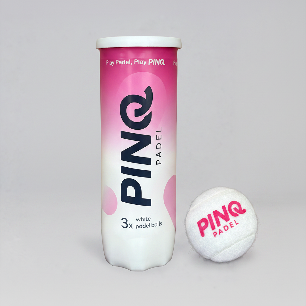 PINQ Padelballen - Wit - Losse Koker (1x3 ballen)